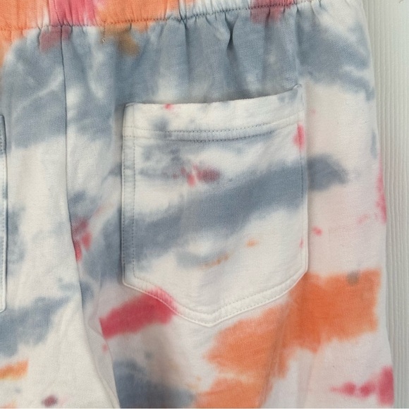Young Fabulous & Broke Tie Dye Joggers Athleisure Boho Hippie Pink Blue Size Med - Picture 10 of 15